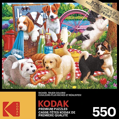 Puzzle Kodak 550 pièces - Chiots