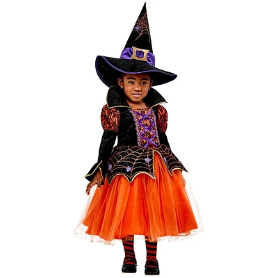 Costume de Sorcière Orange pour tout-petits
