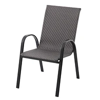 Chaise empilable en osier Mainstays Conception compacte