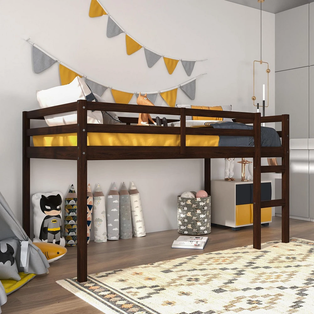 Campbell Wood Lit superposé mezzanine junior, par Hillsdale Living Essentials