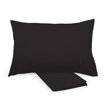 BreathableBaby Taie d'oreiller en percale de coton, pour oreiller pour tout-petit de 13" x 18"/33 x 46 cm (paquet de 2)