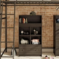 Ameriwood Home The Loft 1 Drawer Storage Tower, White