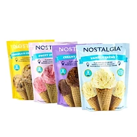Mélange à crème glacée Nostalgia 2-Quart Premium, fraise Crème glacée, fraise