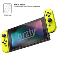 Orzly Premium Tempered Glass Screen Protector for Nintendo Switch