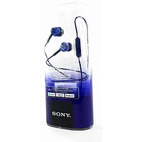 SONY MDR-EX110AP/B Step-up Ex Series Earbud Headset - White, In-ear Headphones