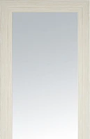 hometrends Miroir de porte en blanc blanchi 14x48po