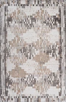Rug Branch Cadence Abstract Indoor Area Rug, Cream Brown, Modern - Living Room, Bedroom, Dining Room, and Kitchen<br>