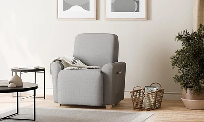Housse extensible Pixel Soft pour fauteuil inclinable, avec 20 % de tissu recyclé durable et facile a appliquer