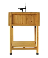 VegTrug Self-Watering Raised Herb Garden Planter