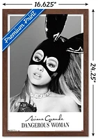 Ariana Grande - Dangerous Wall Poster, 22.375" x 34" Framed