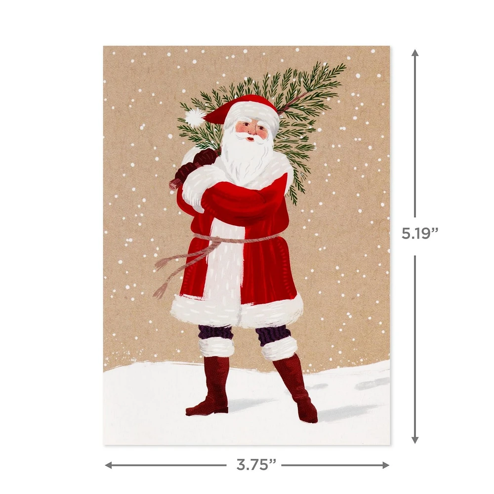 Boîte de cartes de Noël, Connections from Hallmark, assortiment de motifs mignons, paquet de 20 cartes