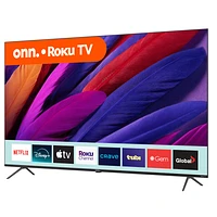 onn. 70" 4K UHD HDR Frameless Roku Smart TV (100012588-CA), 4K, 3 HDMI, 60 Hz