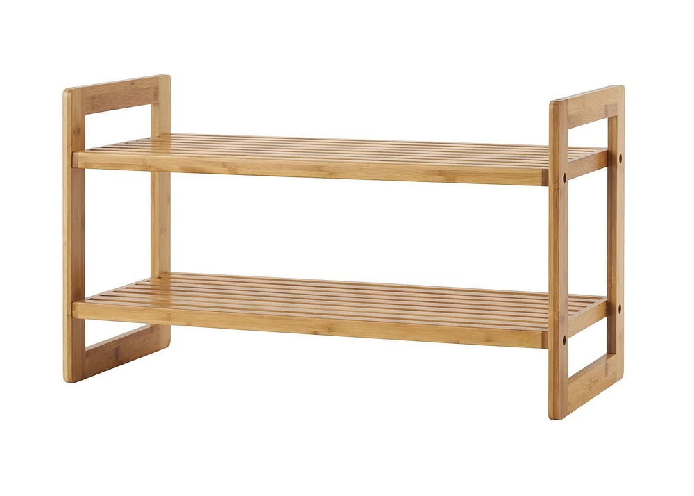 Support pour chaussures en bambou TRINITY – (ensemble de 2)