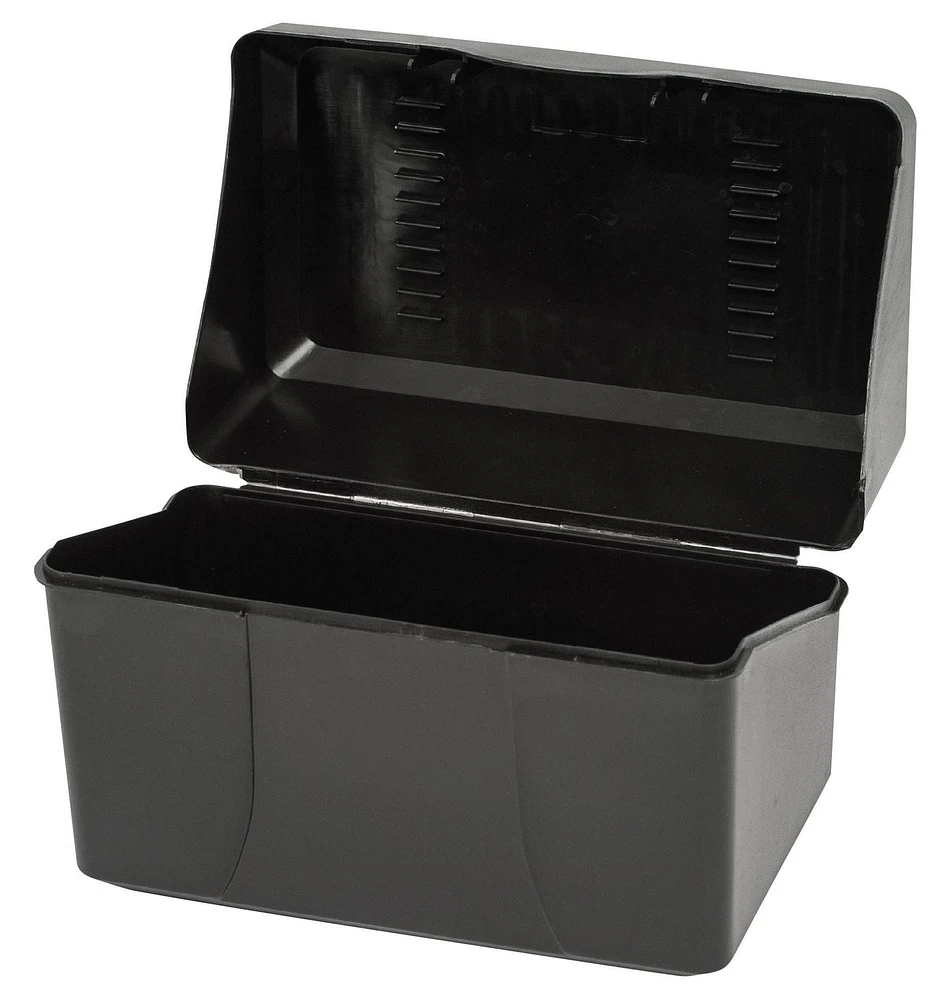 Merangue Porte-boîte à fiches, 4 po x 6 po, Noir