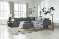 Topline Home Furnishings Pouf gris