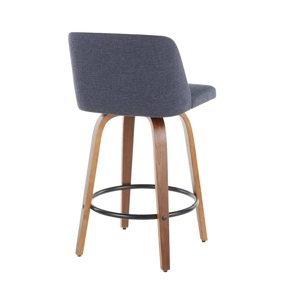 Tabouret à hauteur de comptoir Toriano de LumiSource, Ensemble de 2