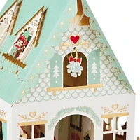 Carte en relief de Noël – Signature de Hallmark (Décoration – Maison du père Noël en 3 dimensions)