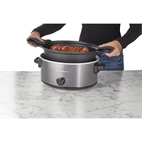 Hamilton Beach Stovetop Sear & Cook Slow Cooker, 6 Quart, 33669C