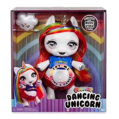 Poopsie Dancing Unicorn Rainbow Brightstar - Poupée licorne dansante et chantante (Jouet robotique à piles)