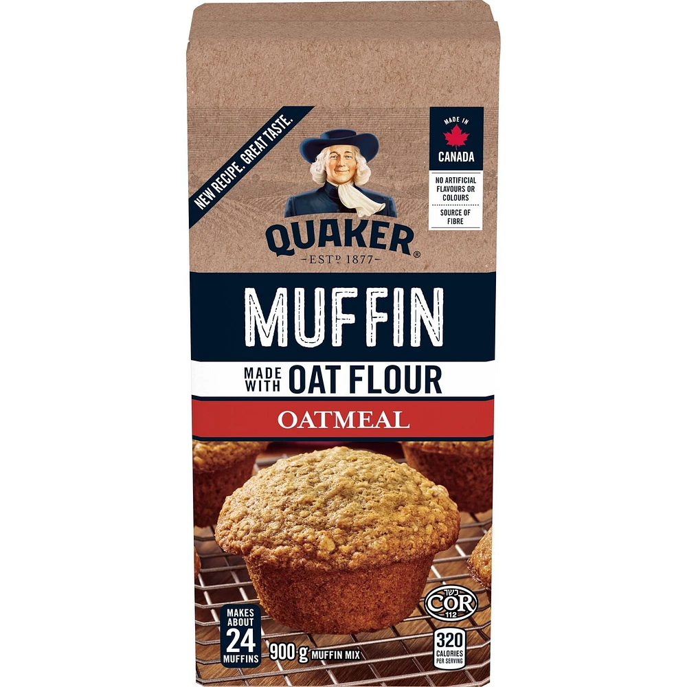 Quaker Oat Flour Oatmeal Muffin Mix 900 g.