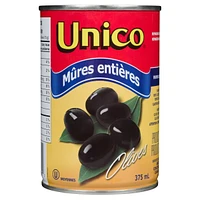 Olives moyennes mûres entières Unico