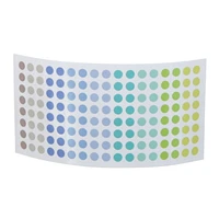 Points collants pour planification Noté par la marque Post-it®, verts et bleus, 0,25 x 0,25 po, 408 points/paquet Points plan. Noté NTD-PD-GB-EF