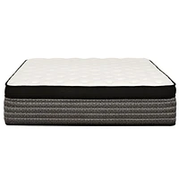 Matelas hybride à ressorts ensachés avec plateau euro Royale 16 po