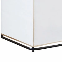 Mainstays All Metal 60 Inch Clothes Closet, Single Steel Tier Zippered Extra Wide Clothes Closet, 60", All metal base, Wardrobe with fabric cover, Lightweight and durable steel design
