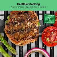 Chefman Smokeless Indoor Electric Grill w/ Nonstick Table Top and Adjustable Temperature Control – Black, New