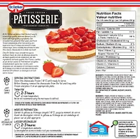 Dr. Oetker Patisserie Signature Strawberry Cheesecake, 550 g