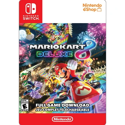 Nintendo Switch Mario Kart 8 Deluxe 79.99 (Digital Code)