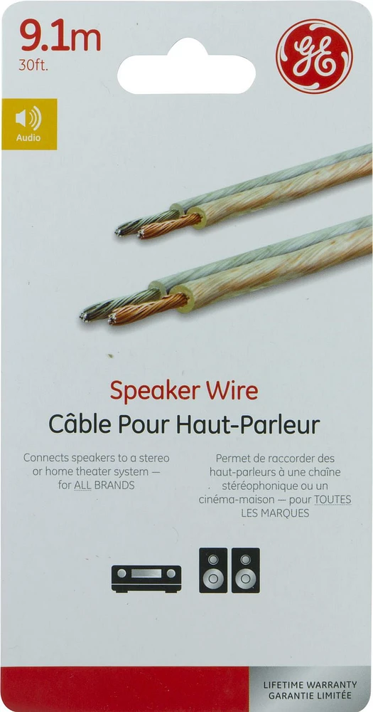 GE-branded 30ft. Speaker Wire – 35854