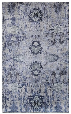 Majestic Blue Oasis 18-inch x 30-inch Indoor area rug