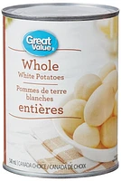 Great Value Whole White Potatoes, 540 mL Whole Potatoes