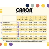 Caron® Fil Halo Colorama™, #5 Volumineux, 8 oz/227 g, 481 Yards Fil doux et luxueusement texturé