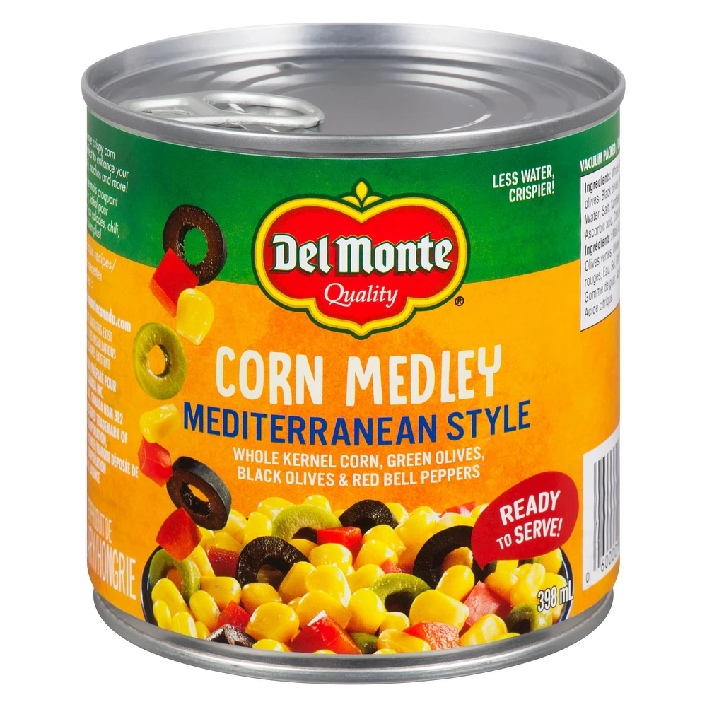 Del Monte®Corn Medley Mediterranean Style, 398 mL