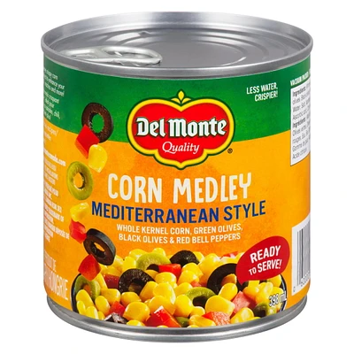 Del Monte®Corn Medley Mediterranean Style, 398 mL