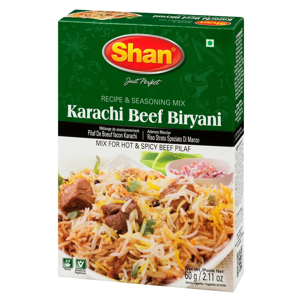 Shan Beef Biryani Spice Mix 60G, 60G