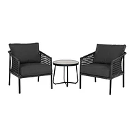 Ash & Willow Gelena 3-Piece Outdoor Chat Set