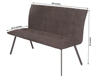 Banc Canadian Lyon Noir