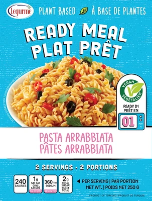 Legurme Pasta Arrabbiata 250 gr, Legurme Pasta Arrabbiata