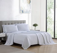Ensemble de draps SOCIAL STANDARD by sanctuary, Microfibre Recyclé, Infroissable, Respectueux de la Nature et Entretien Facile Tailles: 2P., G et TG