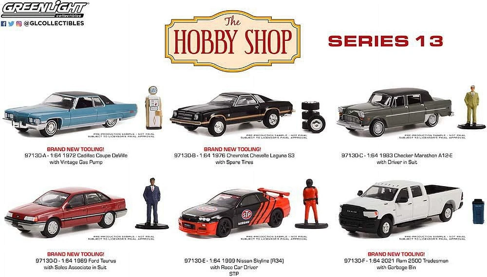 GreenLight 1:64 The Hobby Shop Jouet Véhicules Série 13