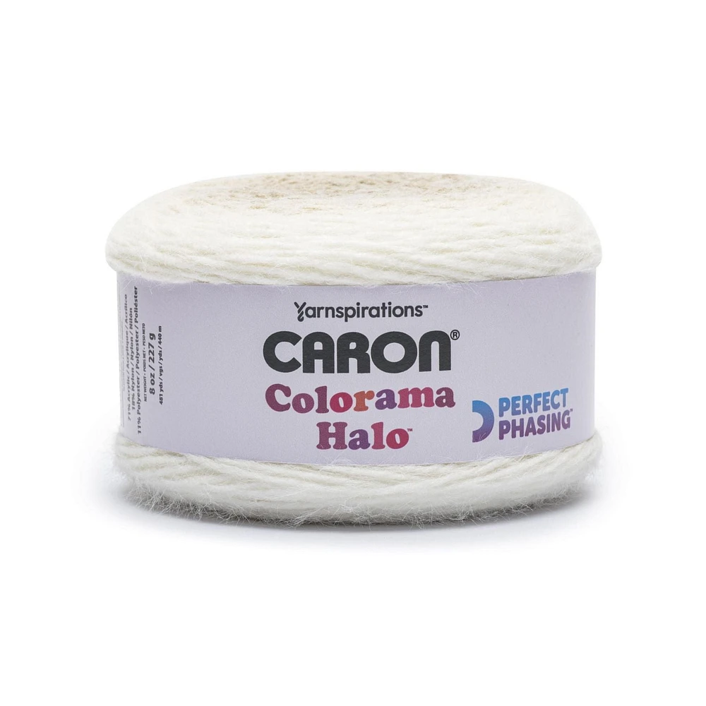 Caron® Fil Halo Colorama™, #5 Volumineux, 8 oz/227 g, 481 Yards Fil doux et luxueusement texturé