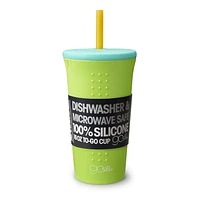 GoSili Straw Cup, 16oz. "Pop" Lime
