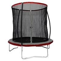TRAINOR SPORTS 8 FT Trampoline and Enclosure Combo | | Jumping Mat and Full Coverage Spring Padding 18201920080
