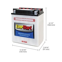 EverStart POWERSPORT ES14LA2, 12 Volt, Power Sports Battery, 190 CCA, Everstart, Power Sports Battery
