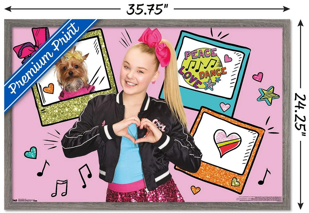 JoJo Siwa - Love Wall Poster, 22.375" x 34"