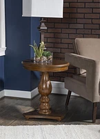 Table d'appoint Burnette, Noisette