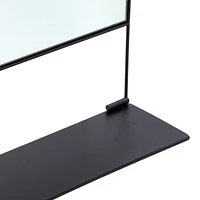 Truu Design Miroir mural décoratif en métal - carré
